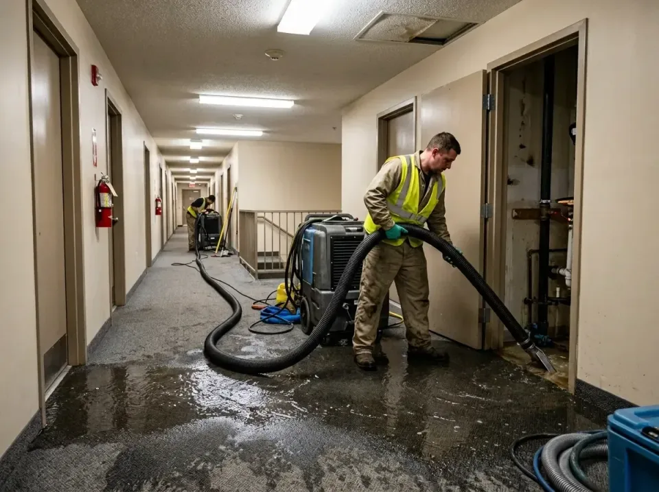 multi-unit-apartment-hallway-f-005 — frequently asked questions, Emergency Burst Pipe Water Extraction & Removal in DuPont,…